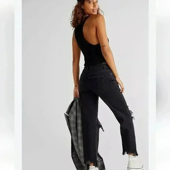 NWT We the Free Black Jeans Size 28 - Picture 5 of 5